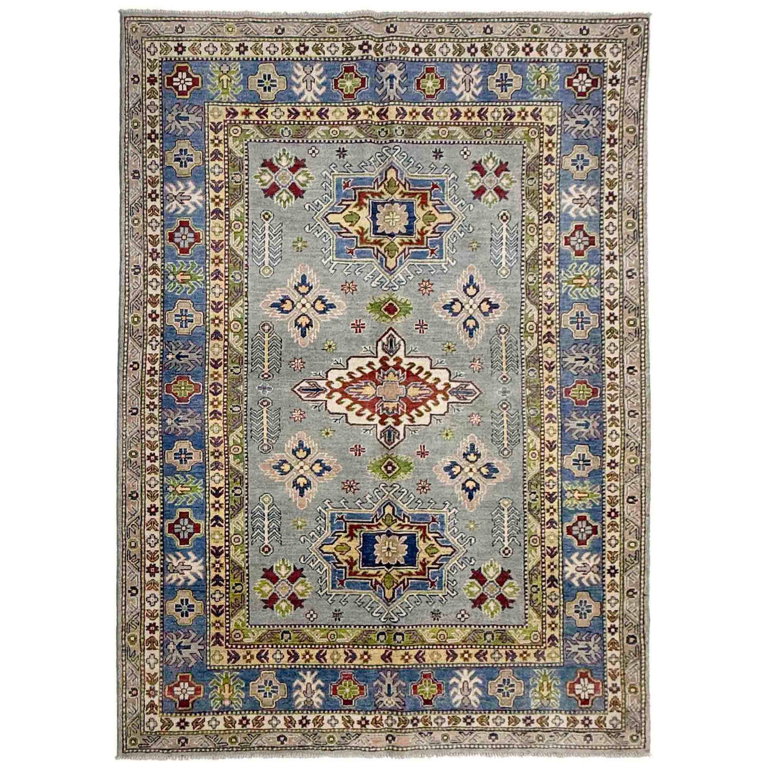 Oriental Kazak Rug 5' 5" x 7' 10" ft / 165 x 239 cm - No. R37657