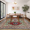 Hand knotted Kazak Carpet 5' 8" x 8' 1" ft / 172 x 246 cm - No. R37658