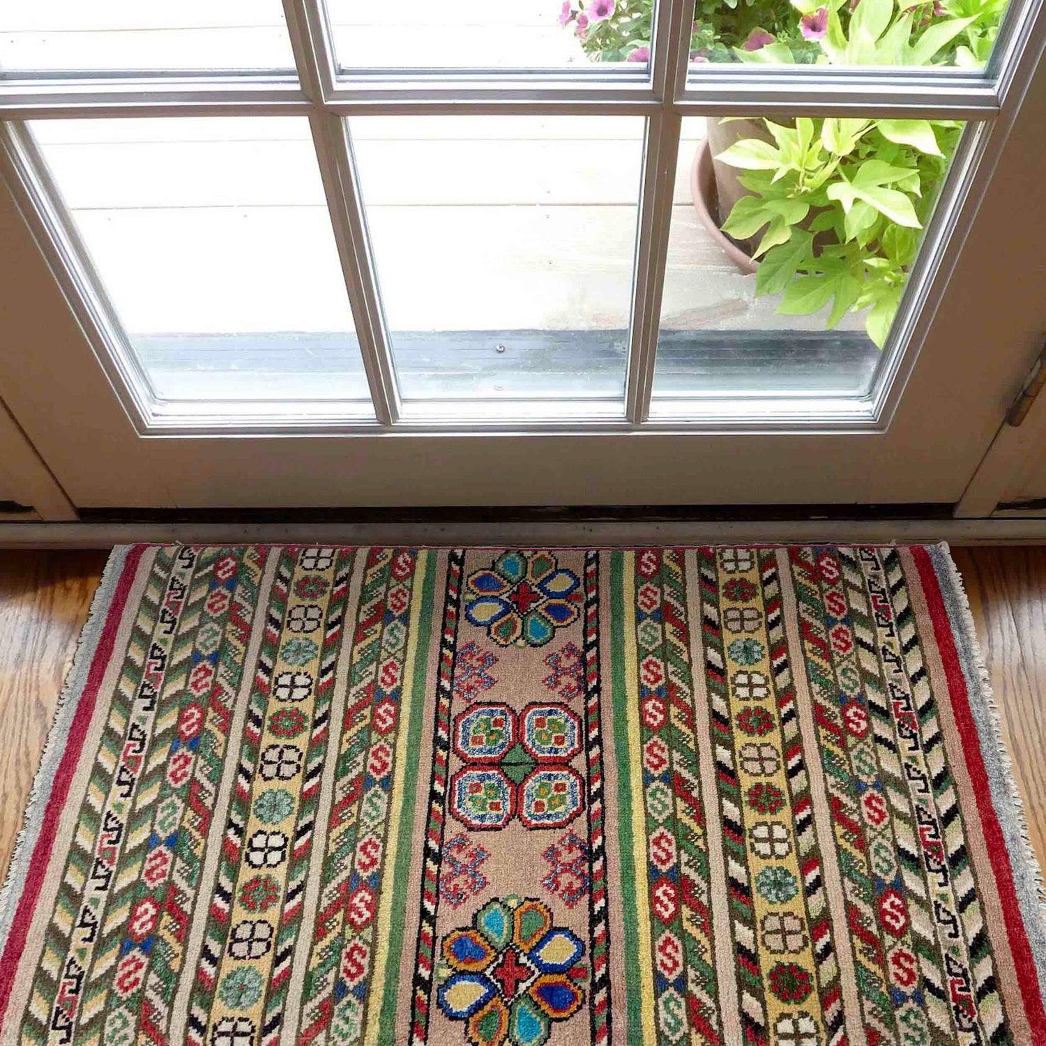 Contemporary Gabbeh Rug 1' 11" x 3' 3" ft / 59 x 100 cm - No. R37661