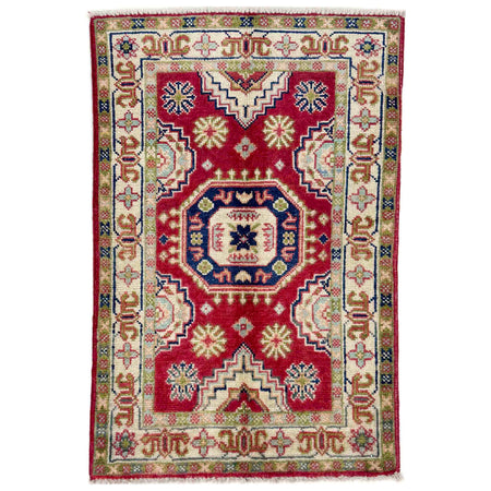 Hand knotted Kazak Rugs 2' 0" x 3' 0" ft / 61 x 92 cm - No. R37663