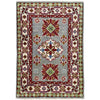 Hand knotted Kazak Carpet 2' 0" x 3' 0" ft / 62 x 92 cm - No. R37664