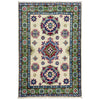 Handmade Kazak Area Rug 2' 0" x 3' 0" ft / 60 x 91 cm - No. R37667