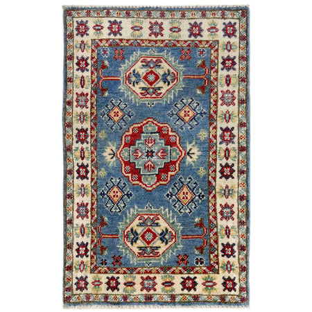 Hand knotted Kazak Rugs 1' 9" x 2' 11" ft / 54 x 90 cm - No. R37668