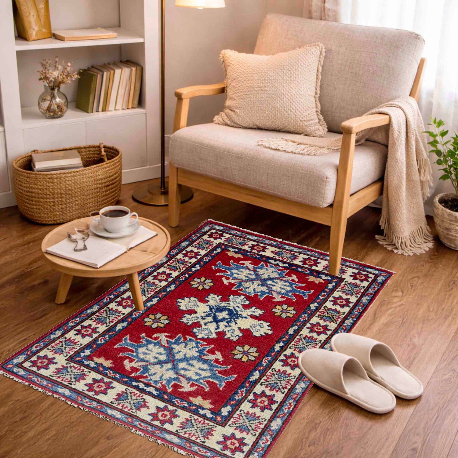 Oriental Kazak Rug 1' 11" x 2' 11" ft / 59 x 90 cm - No. R37674