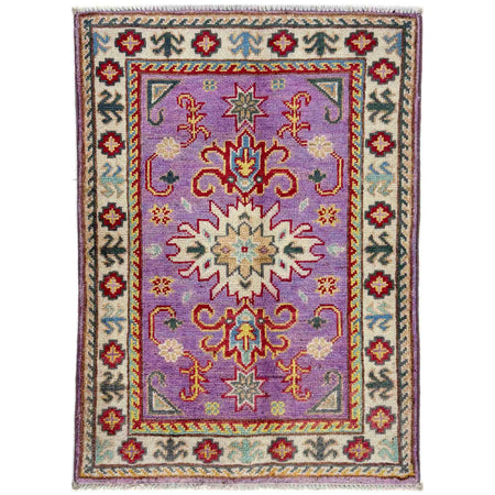 Pink Color Kazak Rug 1' 11" x 2' 9" ft / 59 x 83 cm - No. R37675