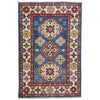 Blue Color Kazak Rug 2' 8" x 4' 0" ft / 82 x 122 cm - No. R37706