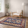 Blue Color Kazak Rug 2' 8" x 4' 0" ft / 82 x 122 cm - No. R37706