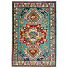 Hand Knotted Kazak Oriental Rug 2' 8" x 4' 0" ft / 82 x 121 cm - No. R37707
