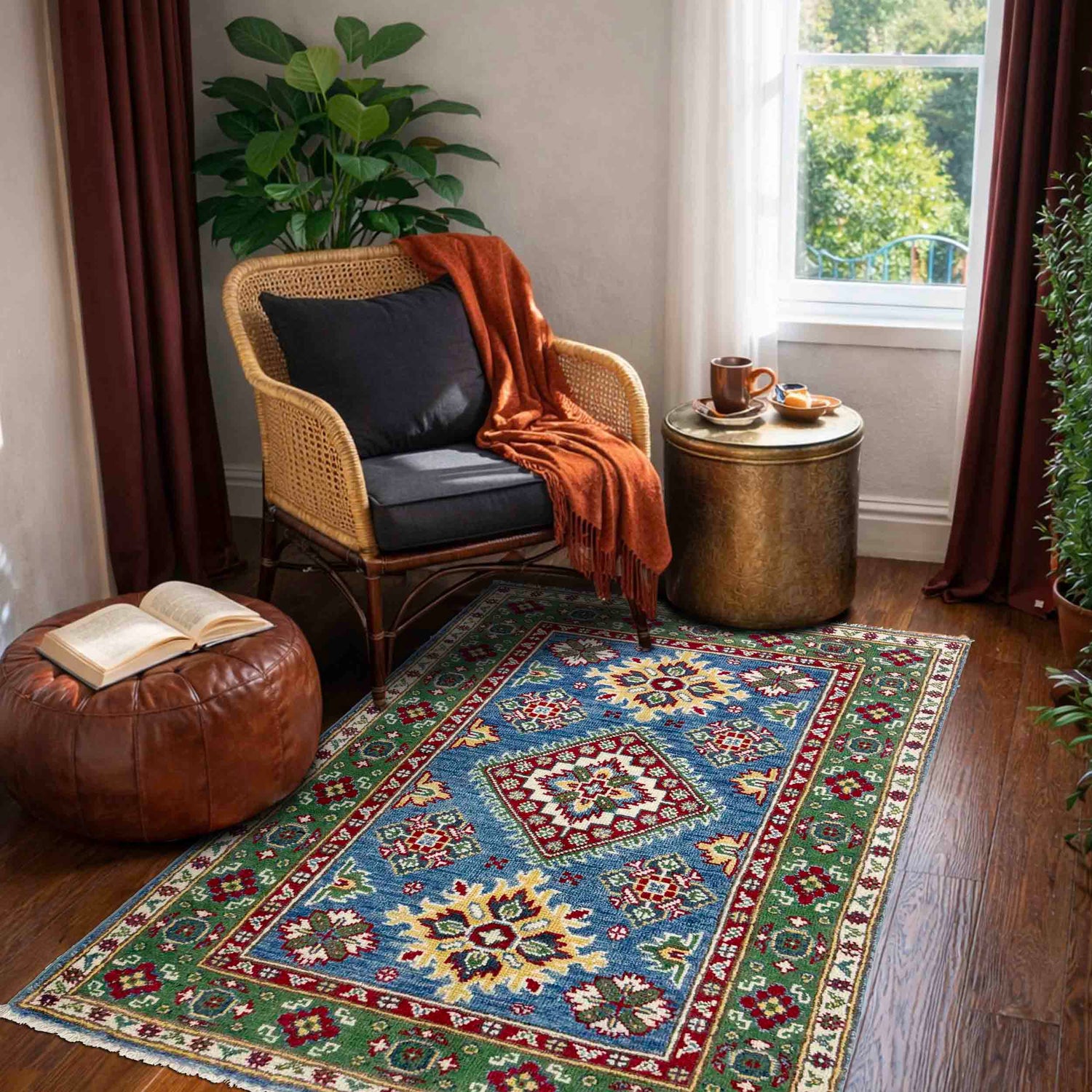 Hand knotted Kazak Rugs 2' 7" x 3' 11" ft / 79 x 119 cm - No. R37708