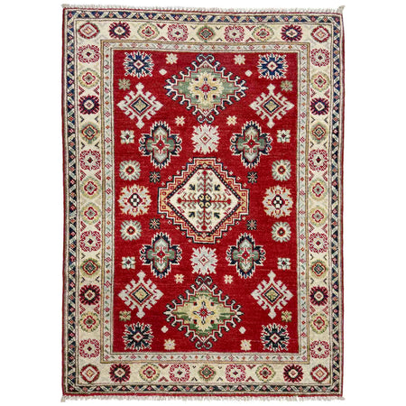 Hand Knotted Kazak Oriental Rug 2' 9" x 3' 11" ft / 85 x 120 cm - No. R37711