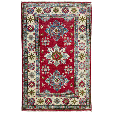 Hand knotted Kazak Rugs 2' 7" x 4' 1" ft / 79 x 124 cm - No. R37712