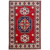 Hand knotted Kazak Carpet 2' 9" x 4' 2" ft / 83 x 126 cm - No. R37714