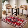 Hand knotted Kazak Carpet 2' 9" x 4' 2" ft / 83 x 126 cm - No. R37714
