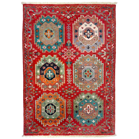 Afghan Oriental Style Waziri Rug 2' 9" x 4' 0" ft / 84 x 123 cm - No. R37716