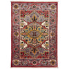 Hand Knotted Persian Design Heriz Rug 2' 9" x 4' 1" ft / 83 x 125 cm - No. R37717