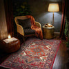 Multi Color Heriz Design Rug 2' 9" x 4' 0" ft / 84 x 122 cm - No. R37719