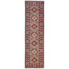 Gray Color Kazak Runner Rug 2' 7" x 9' 9" ft / 80 x 298 cm - No. R37721
