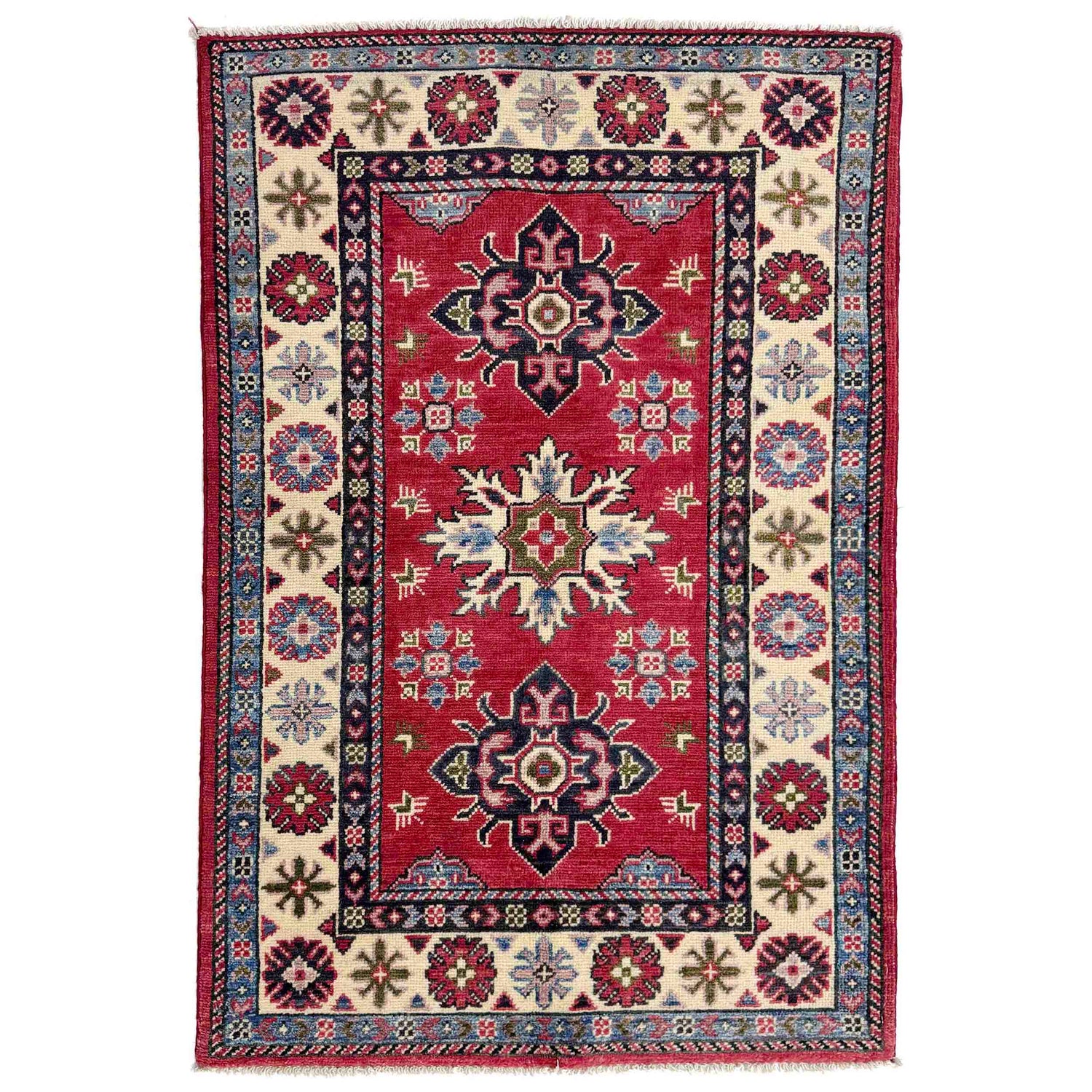 Oriental Kazak Rug 2' 7" x 4' 1" ft / 80 x 124 cm - No. R37723