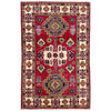 Red Color Kazak Rug 2' 7" x 4' 2" ft / 80 x 126 cm - No. R37724