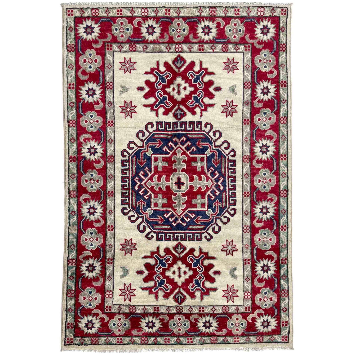 Hand knotted Kazak Rugs 2' 8" x 4' 2" ft / 81 x 127 cm - No. R37726