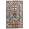 Handmade Kazak Area Rug 2' 8" x 4' 5" ft / 81 x 134 cm - No. R37727