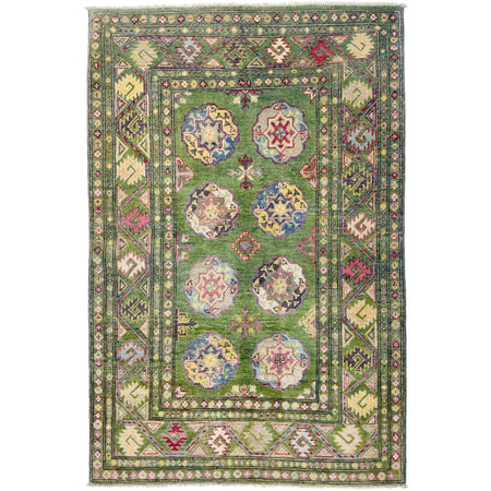 Authentic Oriental Waziri Carpet 3' 11" x 6' 3" ft / 120 x 190 cm - No. R37733