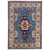 Hand Knotted Kazak Oriental Rug 3' 3" x 4' 9" ft / 98 x 145 cm - No. R37738