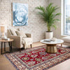 Red Color Kazak Rug 3' 6" x 5' 0" ft / 107 x 152 cm - No. R37740