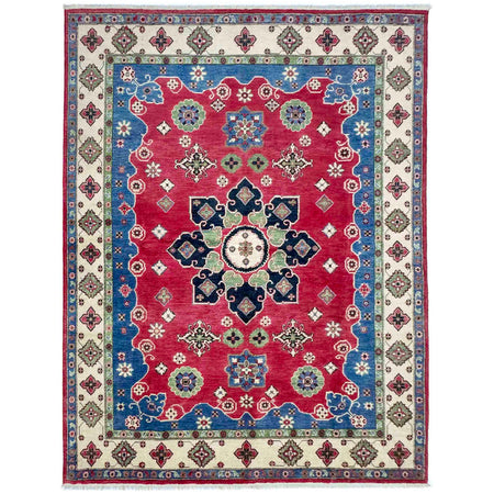 Handmade Kazak Area Rug 6' 7" x 9' 10" ft / 201 x 300 cm - No. R37745