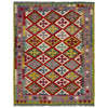 Handmade Afghan Vegetable Kilim 3' 10" x 5' 1" ft / 116 x 155 cm - No. R37789