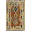 Handmade Vegetable Kilim 2' 8" x 4' 1" ft / 82 x 124 cm - No. R37808