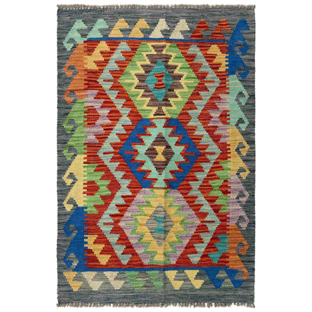 Small Size Chobi Kilim 2' 6" x 3' 11" ft / 77 x 120 cm - No. R37828