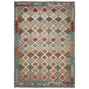 Hand Woven Wool Kelim 6' 4" x 9' 9" ft / 192 x 298 cm - No. R37861
