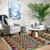 Handmade Vegetable Kilim 3' 3" x 4' 11" ft / 100 x 151 cm - No. R37862