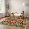 Handmade Turkish Design Wool Kilim 3' 3" x 5' 5" ft / 100 x 165 cm - No. R37884