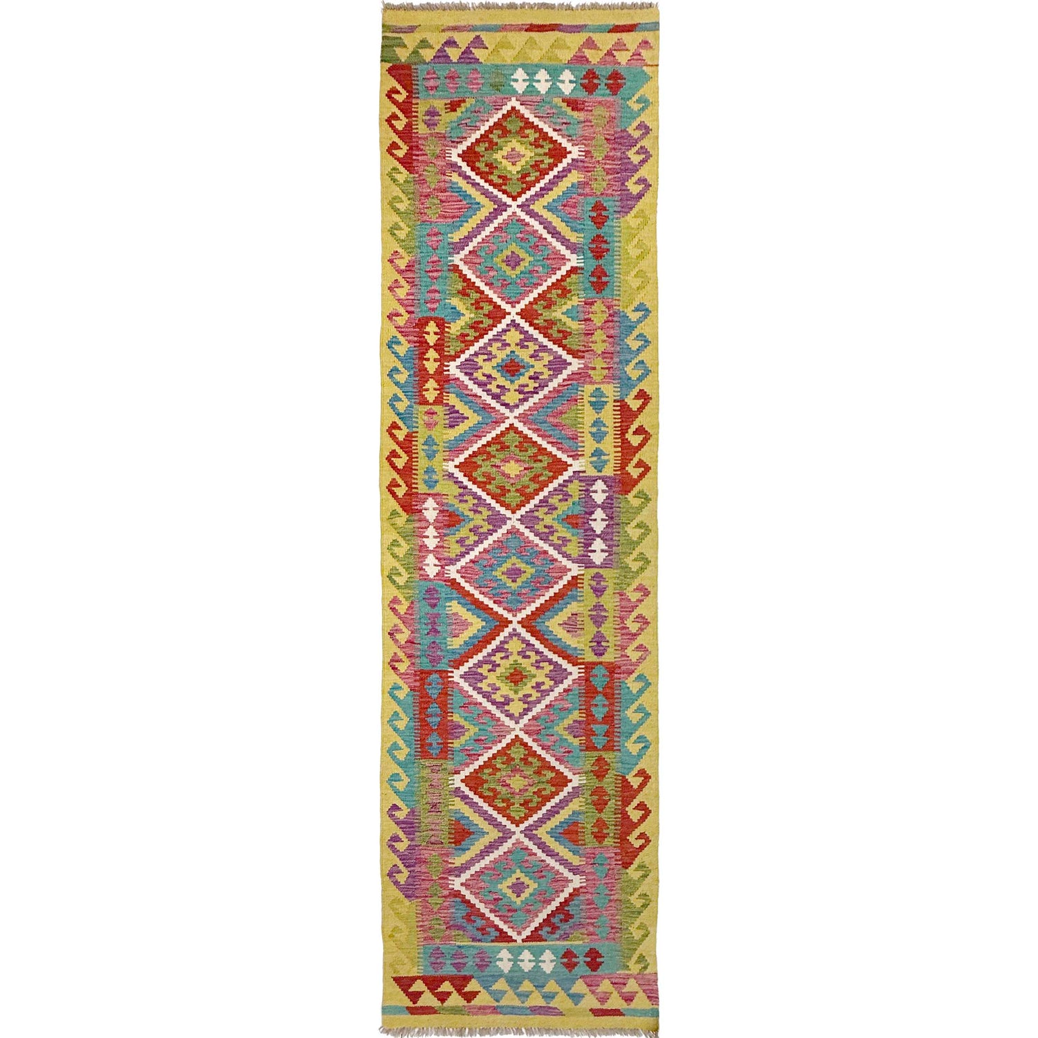 Long Kilim Runner 2' 7" x 9' 9" ft / 80 x 298 cm - No. R37889