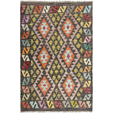 Small Size Chobi Kilim 3' 5" x 5' 1" ft / 105 x 156 cm - No. R37897