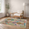 Handmade Afghan Vegetable Kilim 3' 3" x 4' 10" ft / 99 x 147 cm - No. R37899