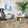 Hand Woven Wool Kelim 3' 2" x 4' 9" ft / 96 x 146 cm - No. R37914