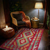 Handmade Vegetable Kelim 2' 3" x 4' 2" ft / 69 x 126 cm - No. R37923