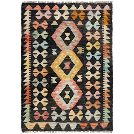 Handmade Vegetable Kilim 2' 8" x 3' 9" ft / 81 x 114 cm - No. R37966