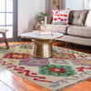 Hand Woven Wool Kelim 2' 6" x 4' 2" ft / 76 x 127 cm - No. R37972