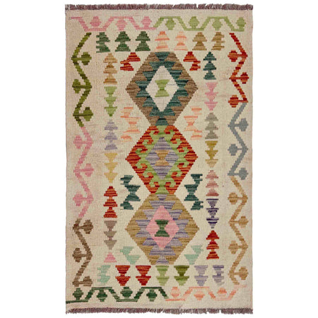Small Size Chobi Kilim 2' 7" x 4' 1" ft / 79 x 125 cm - No. R37974