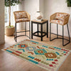 Hand Knotted Flatweave Kilim 2' 6" x 4' 4" ft / 75 x 131 cm - No. R37975