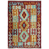 Hand Made Afghan Kilim 2' 9" x 3' 11" ft / 83 x 119 cm - No. R37977