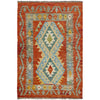 Handmade Vegetable Kilim 2' 9" x 4' 0" ft / 84 x 123 cm - No. R37979