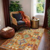 Hand Knotted Afghan Style Kilim 2' 7" x 4' 0" ft / 78 x 122 cm - No. R37984