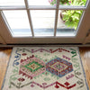 Hand Knotted Afghan Style Kilim 2' 0" x 2' 8" ft / 60 x 82 cm - No. R37988