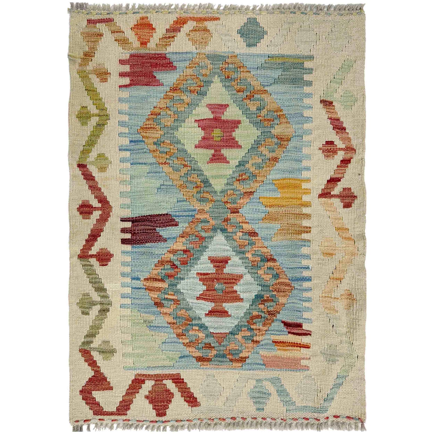 Small Size Chobi Kilim 2' 2" x 3' 1" ft / 66 x 93 cm - No. R37998