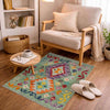 Handmade Afghan Vegetable Kilim 2' 2" x 2' 9" ft / 67 x 83 cm - No. R38002